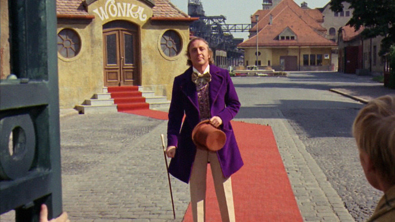 Wonka Outside Factory