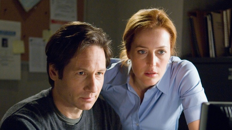 Mulder and Scully sleuthing