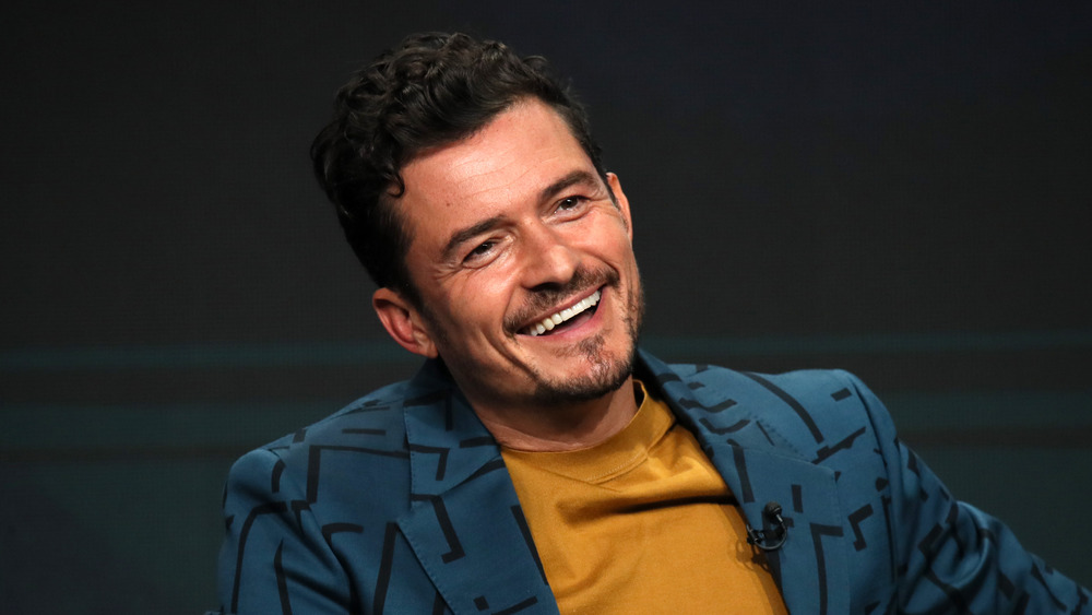 Orlando Bloom laughing