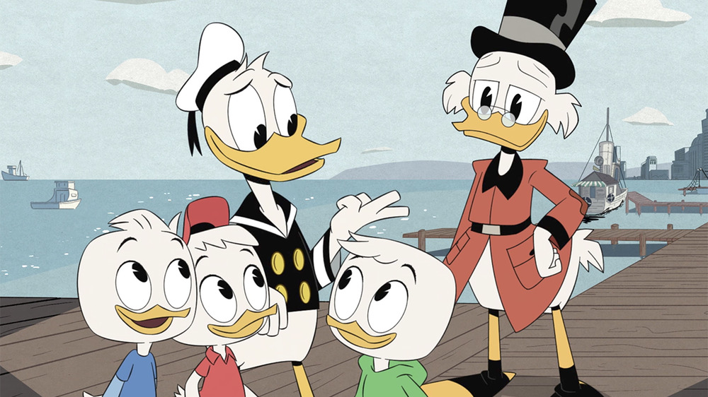 Scrooge McDuck and family