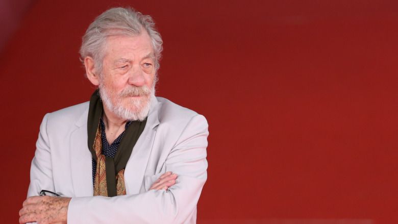 McKellen crosses arms