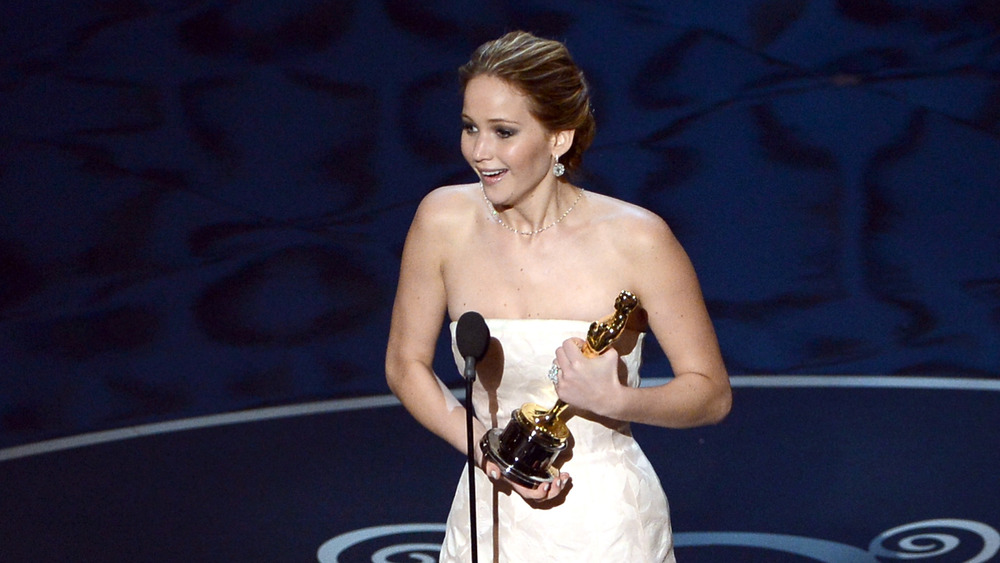 Jennifer Lawrence at the Oscars