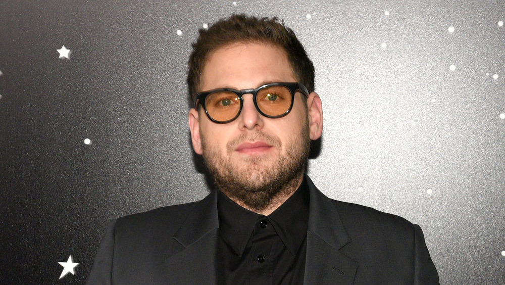 Jonah Hill black suit