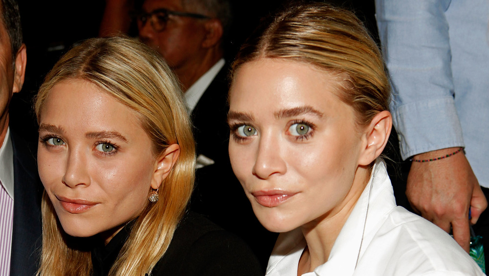 Mary-Kate and Ashley Olsen at an event