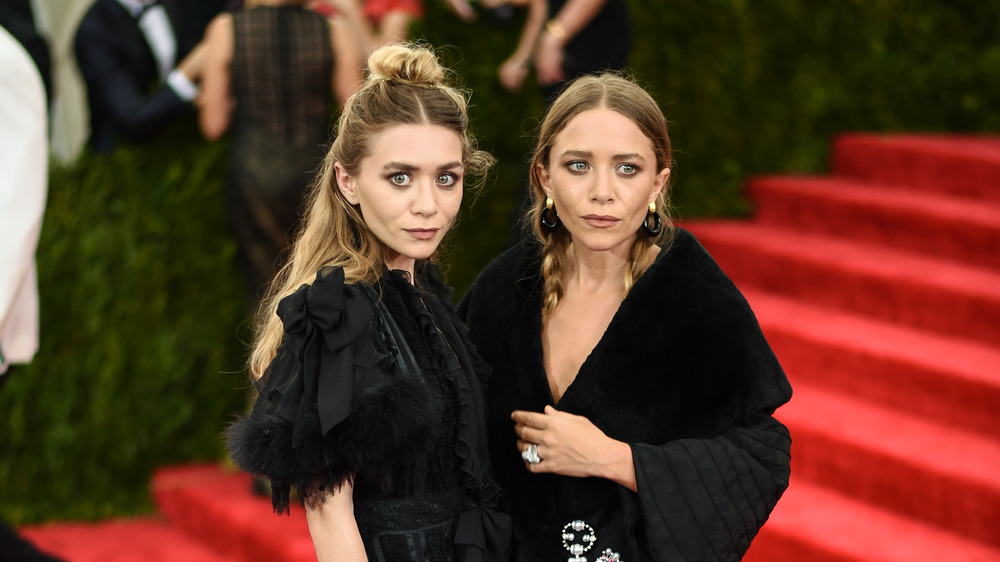 Mary-Kate and Ashley Olsen at a red carpet event