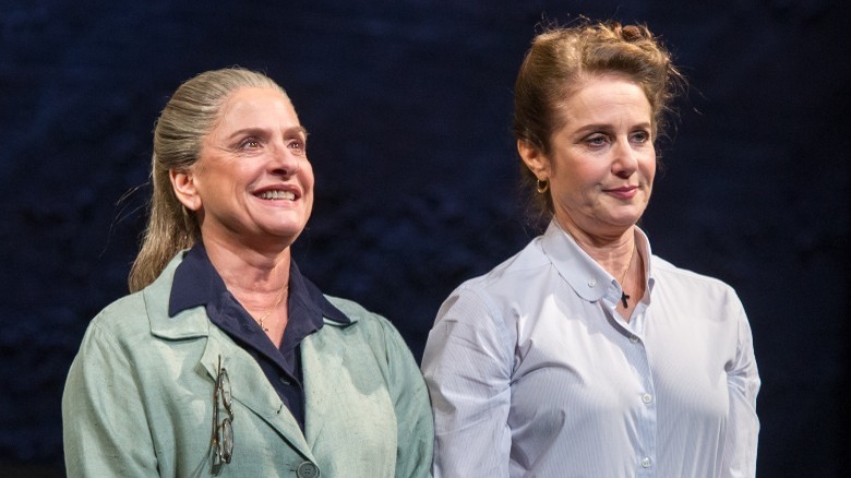 Patti LuPone Debra Winger on stage 