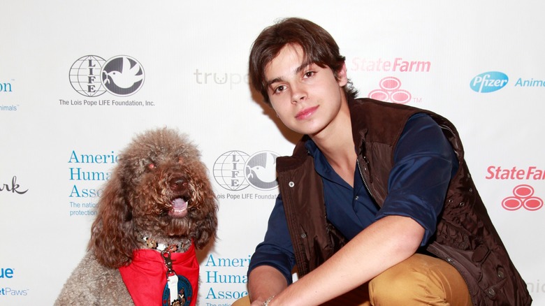 Jake. T. Austin at charity event