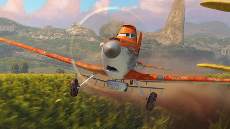 Animated Dusty flying in Planes