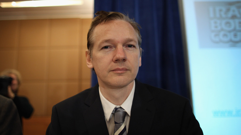 Julian Assange looking ahead