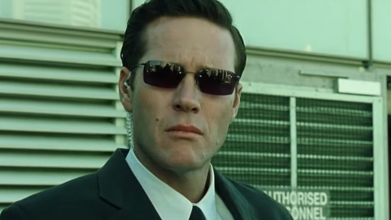 Agent Jones wearing sunglasses