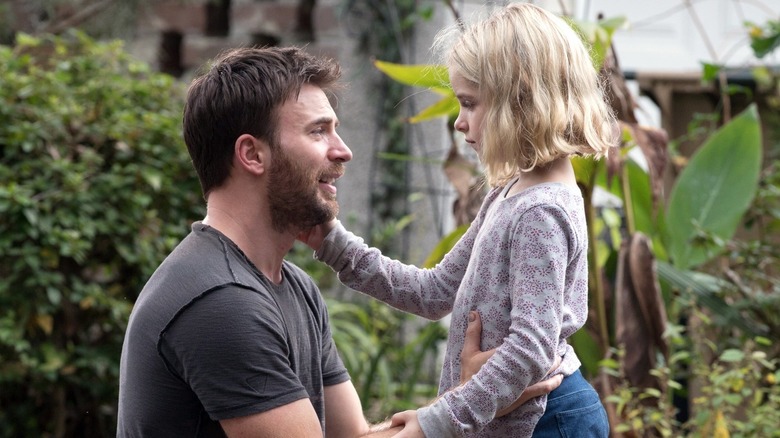 Mckenna Grace and Chris Evans in Gifted