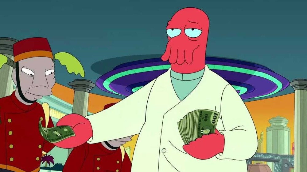 Zoidberg with cash