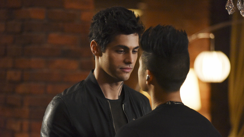 Alec and Magnus look at each other