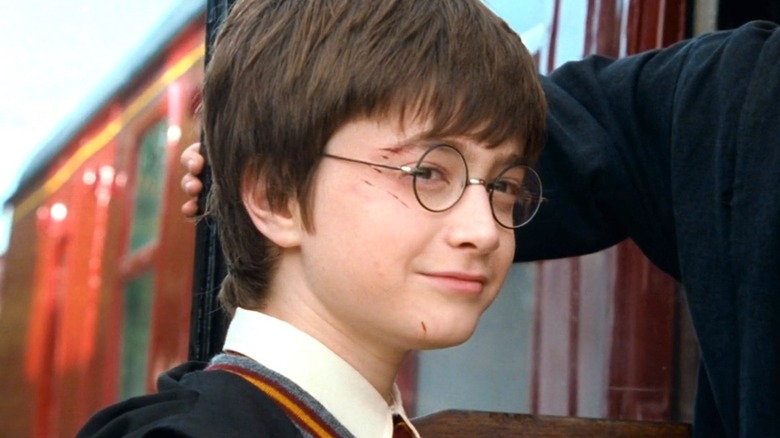 Harry Potter small smile to the right