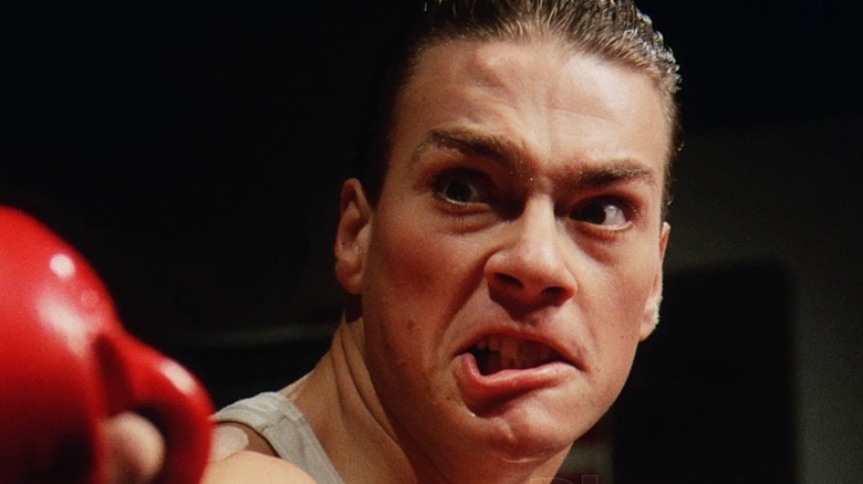 Jean-Claude Van Damme grimaces