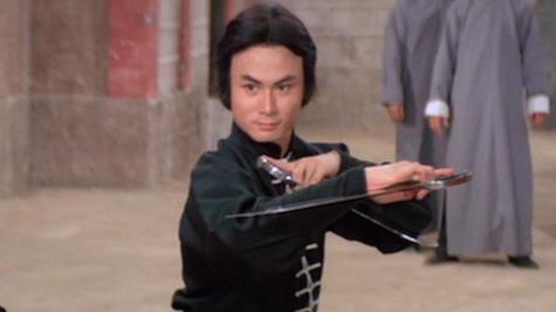 Gordon Liu strikes a pose