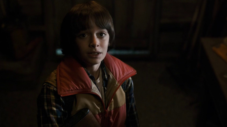 Will Byers looking terrified