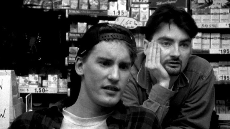 Jeff Anderson and Brian O'Halloran in Clerks
