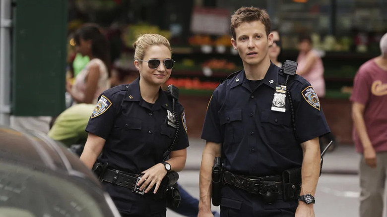 Jamie and Eddie in Blue Bloods