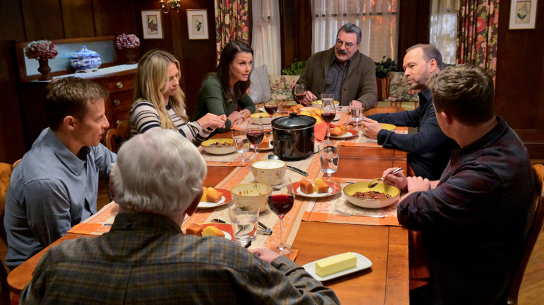 A typical Blue Bloods family dinner