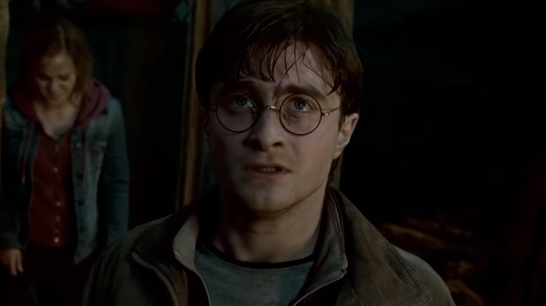 Daniel Radcliffe acting in Harry Potter and the Deathly Hallows - Part 2