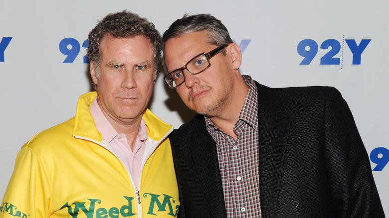 Adam McKay and Will Ferrell posing