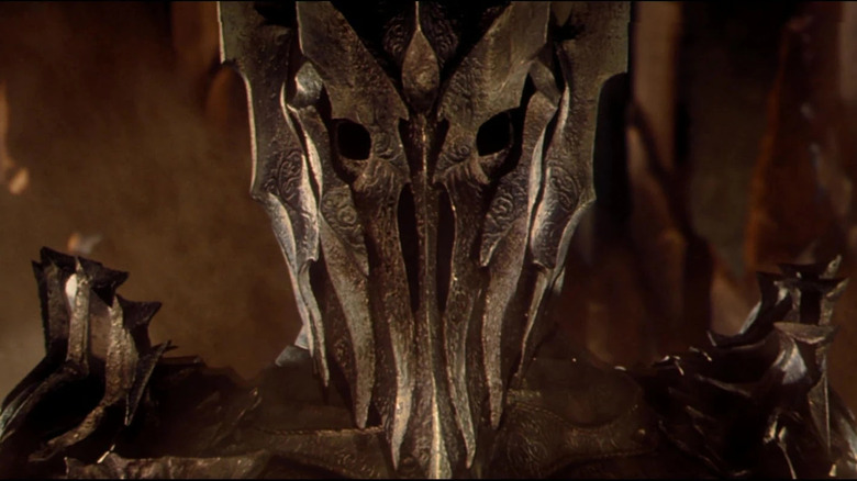 Sauron in his black armor
