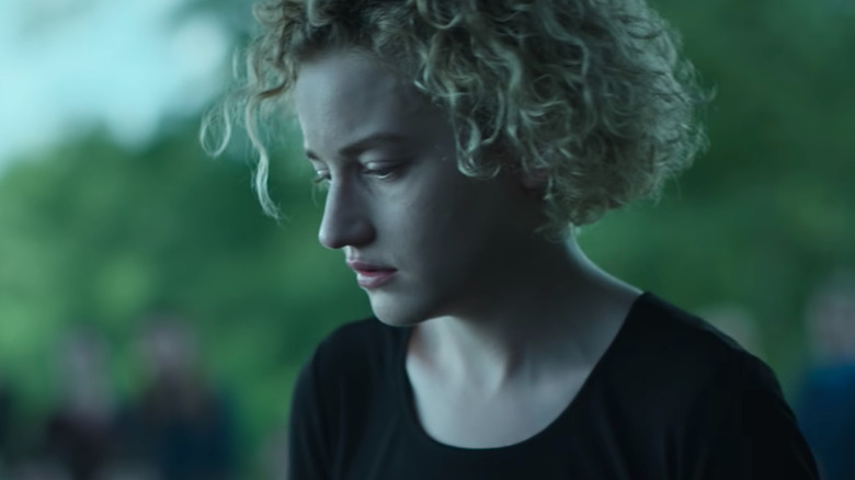 Julia Garner looking sad in Ozark