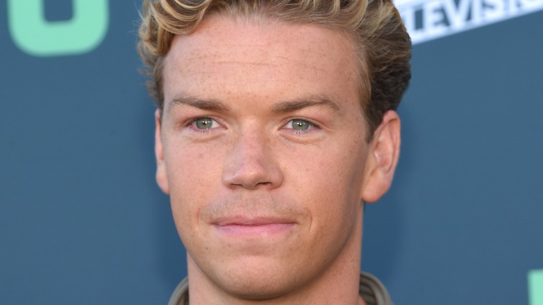 Will Poulter looking off camera