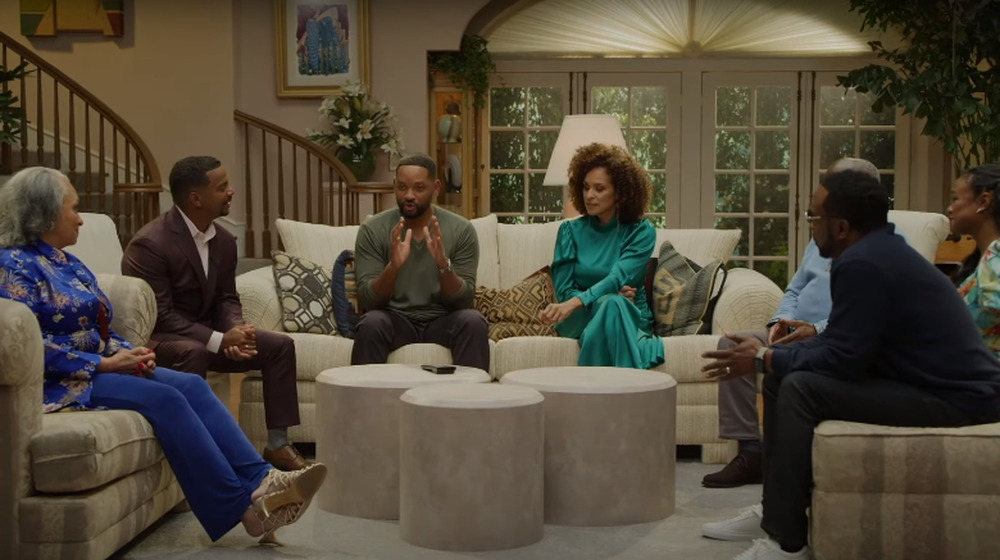 Will Smith and other stars as seen in the trailer for The Fresh Prince of Bel-Air Reunion