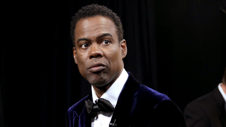 Chris Rock backstage at the 94th Academy Awards