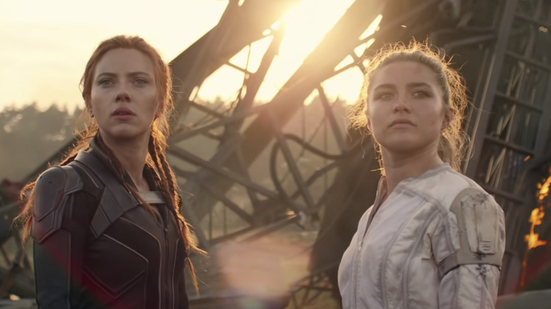 Scarlett Johansson, Florence Pugh in 'Black Widow'