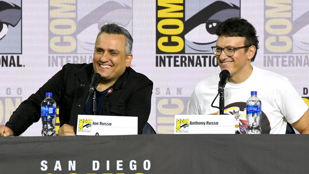 Joe Russo (left) and Anthony Russo (right) at Comic-Con San Diego