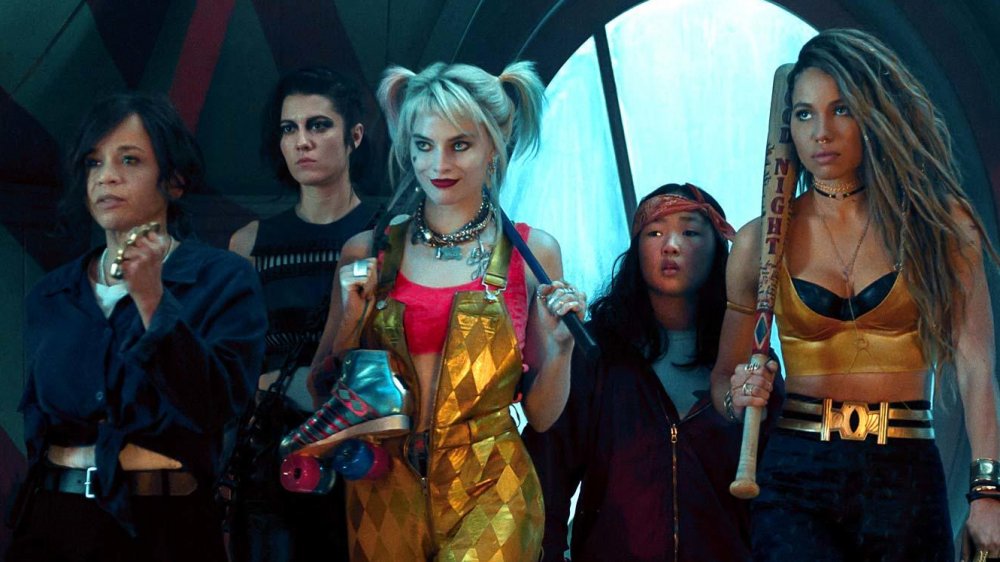 Rosie Perez, Mary Elizabeth Winstead, Margot Robbie, Ella Jay Basco, and Jurnee Smollett-Bell in Birds of Prey