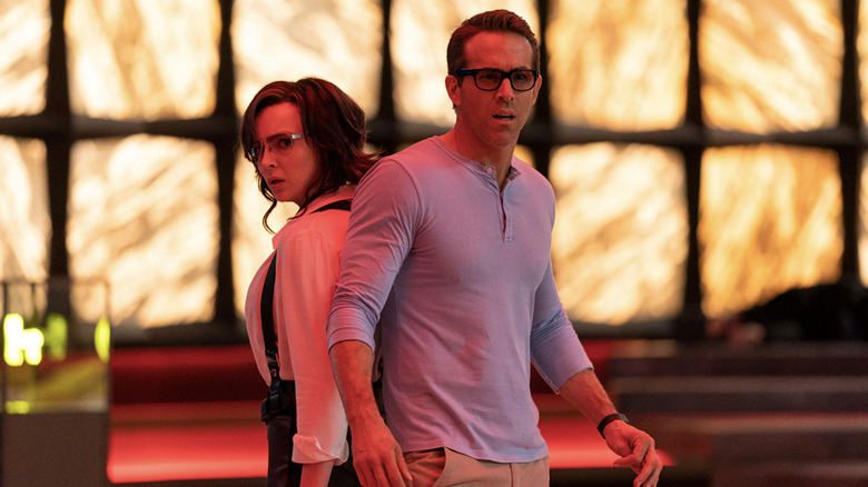 Ryan Reynolds and Jodie Comer in Free Guy