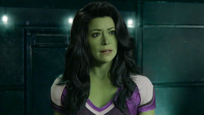 She-Hulk talking