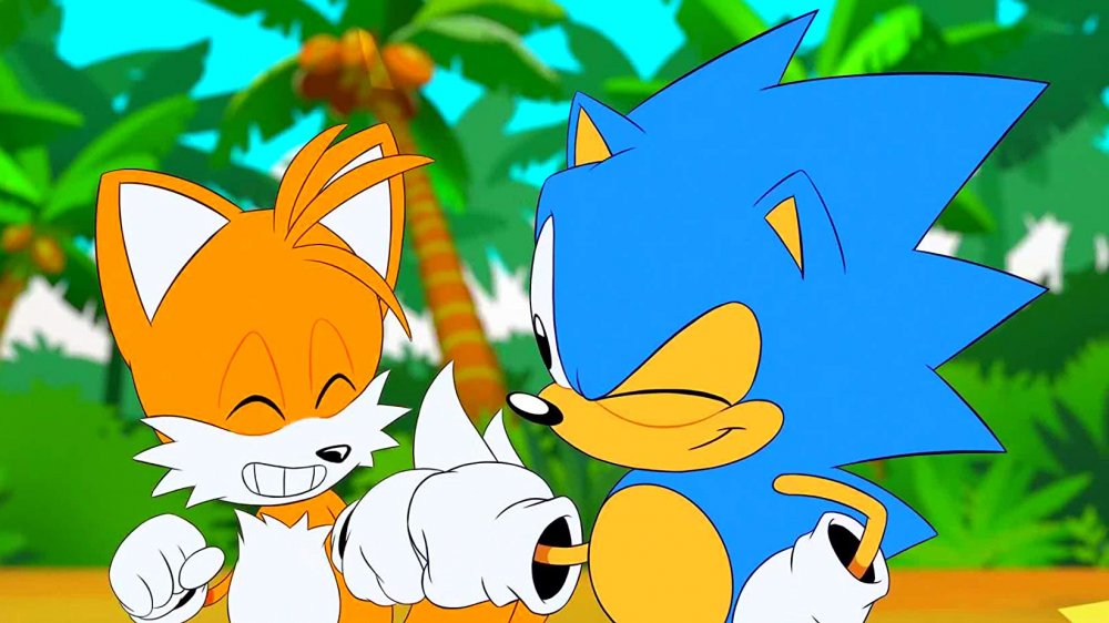 Tails and Sonic in Sonic Mania Adventures 