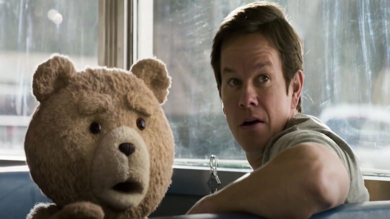 Mark Wahlberg and Seth MacFarlane in Ted