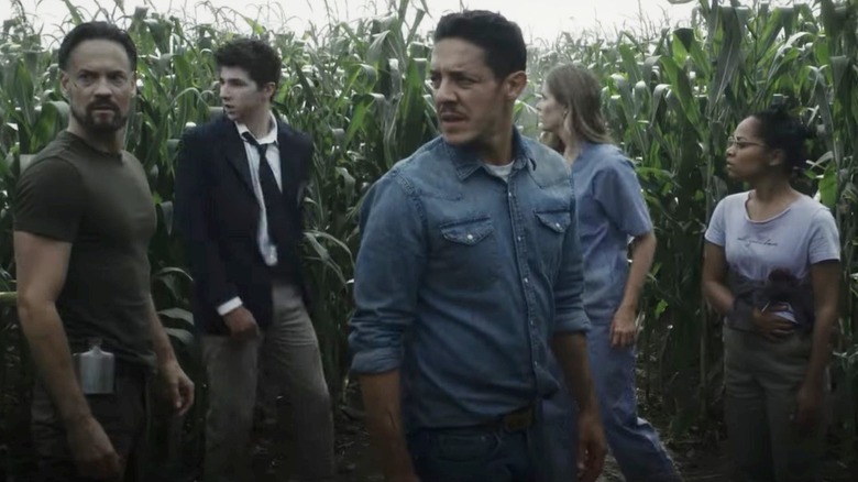 Escape the Field cast in cornfield