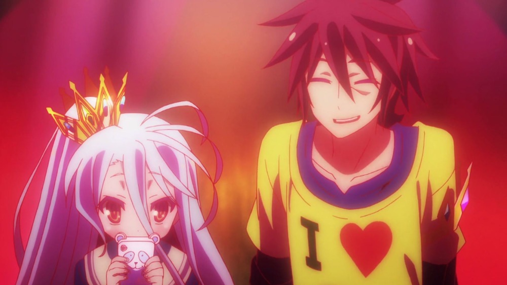 Sora and Shiro in No Game No Life