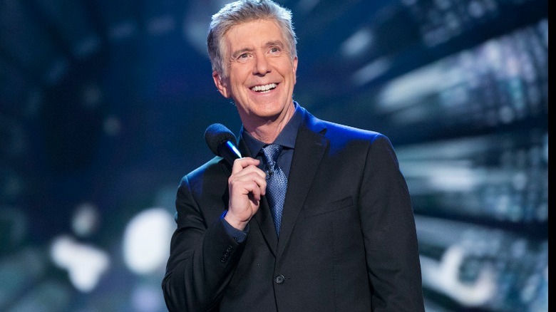 Tom Bergeron hosting an episode of "Dancing with the Stars"