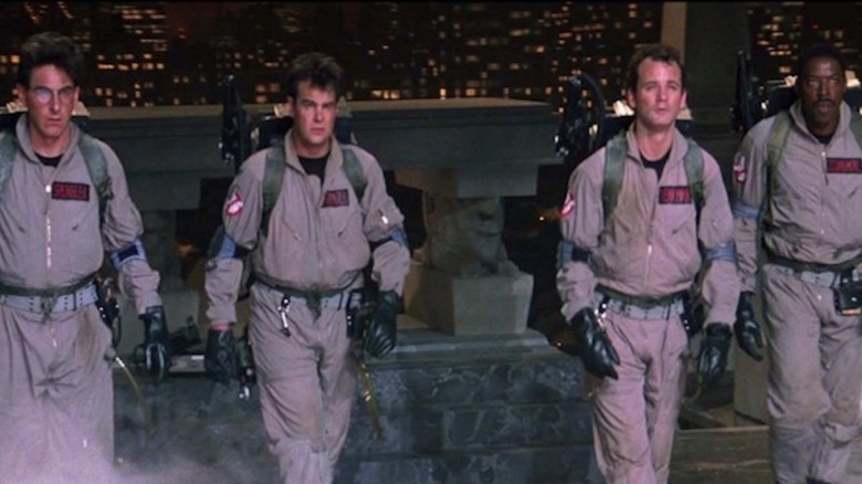 Harold Ramis, Ernie Hudson, Bill Murray, and Dan Aykroyd