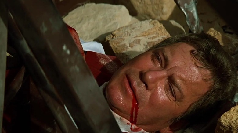 William Shatner bleeding