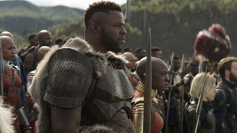 M'Baku preparing for battle