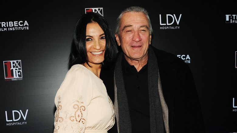 Katherine Narducci posing with Robert De Niro