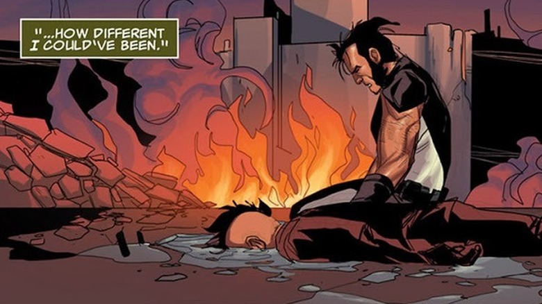 Wolverine drowning Daken