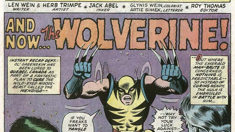 Wolverine's first comic appearance