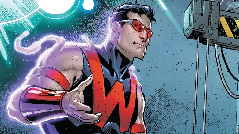 Wonder Man glowing