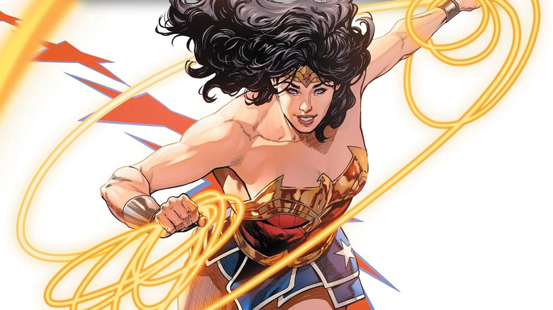 Wonder Woman with the Lasso of Truth