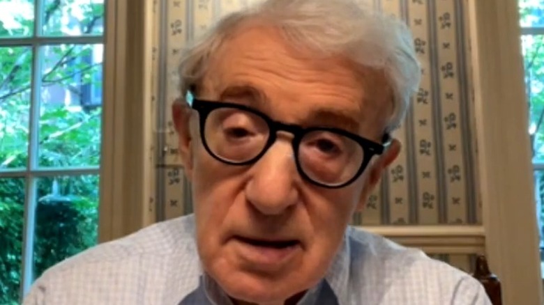 Woody Allen speaking to Alec Baldwin on Instagram